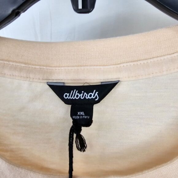 Allbirds The TrinoXO Long Sleeve Tee Wool Blend Classic Fit XXL NWT Aspen - Picture 6 of 7